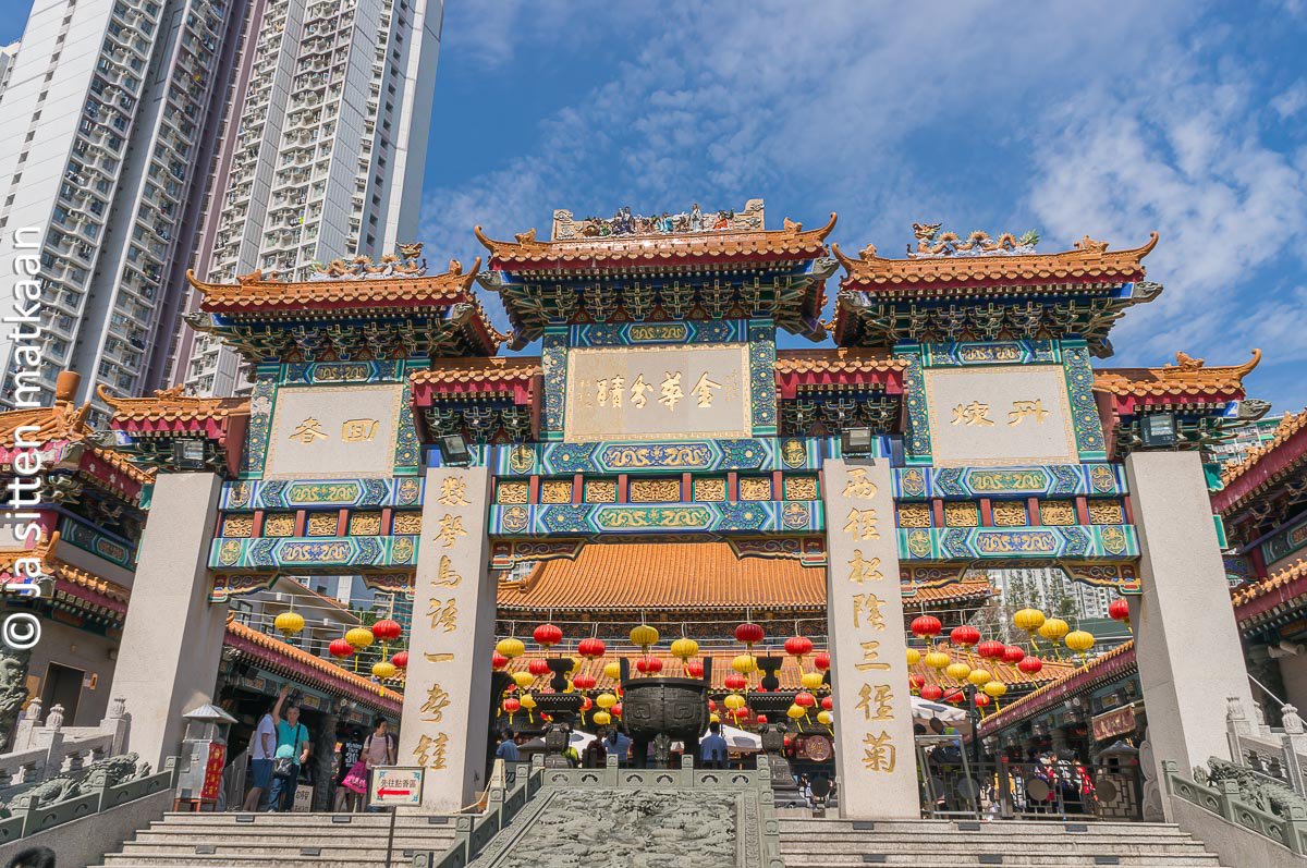 Hongkongin nähtävyyksiä - Wong Tai Sinin temppeli