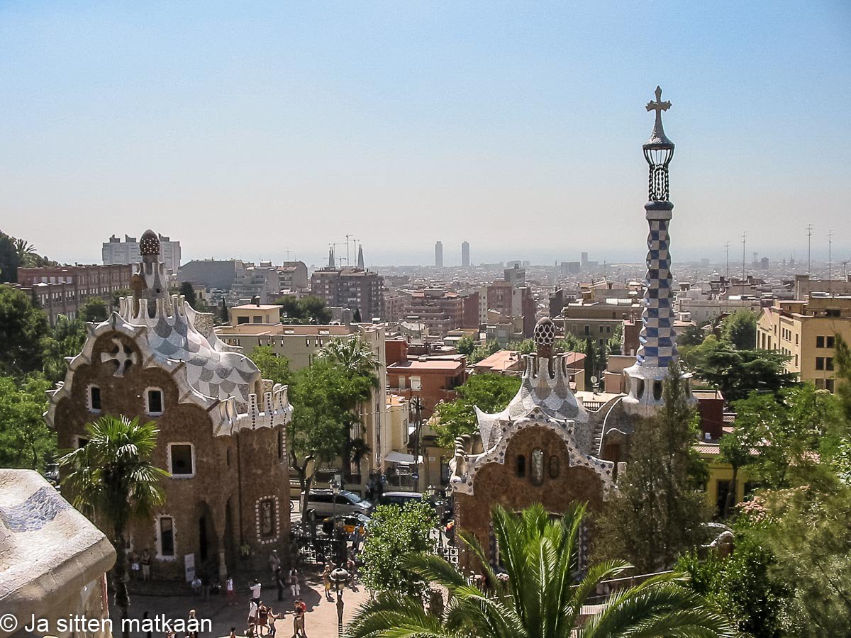 Barcelonan nähtävyyksiä - Güellin puisto