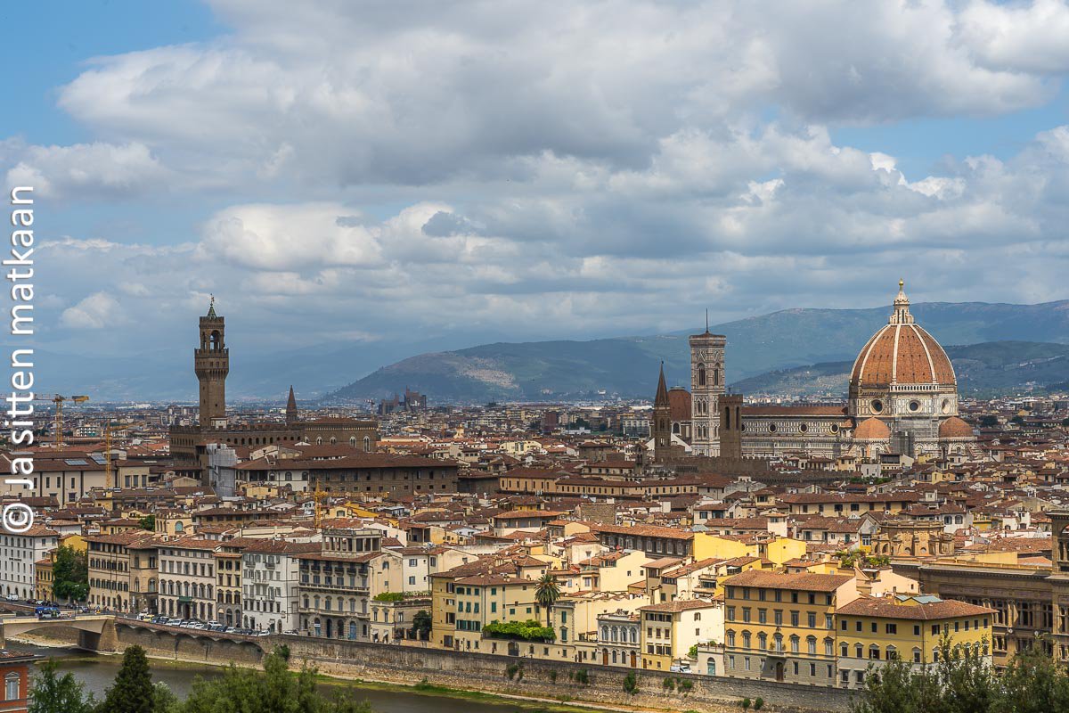 Firenzen nähtävyyksiä - Piazzale Michelangelo