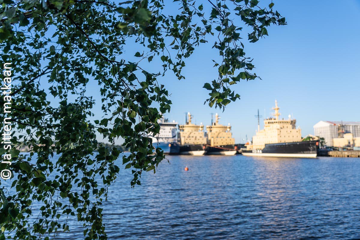 Helsingin nähtävyyksiä - Katajanokan jäänmurtajat