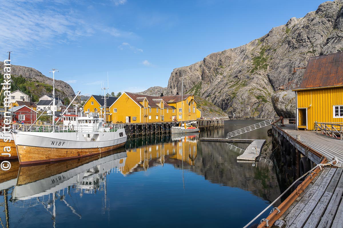 Lofooteilla: Nusfjord