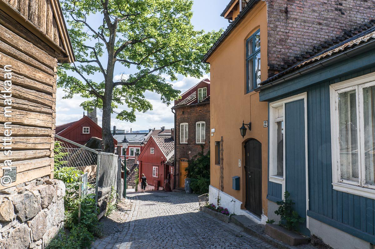 Oslon nähtävyyksiä - Damstredet, Ingens gate ja Telthusbakken