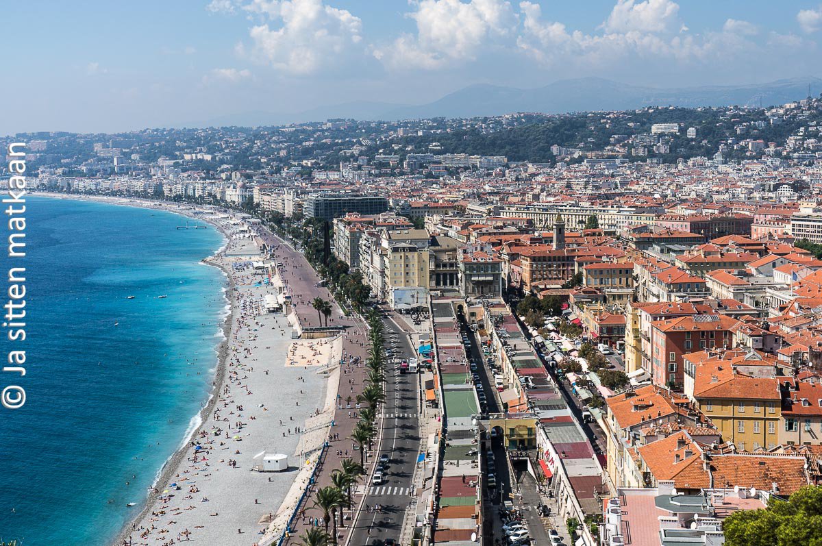Nizzan nähtävyyksiä - Promenade des Anglais