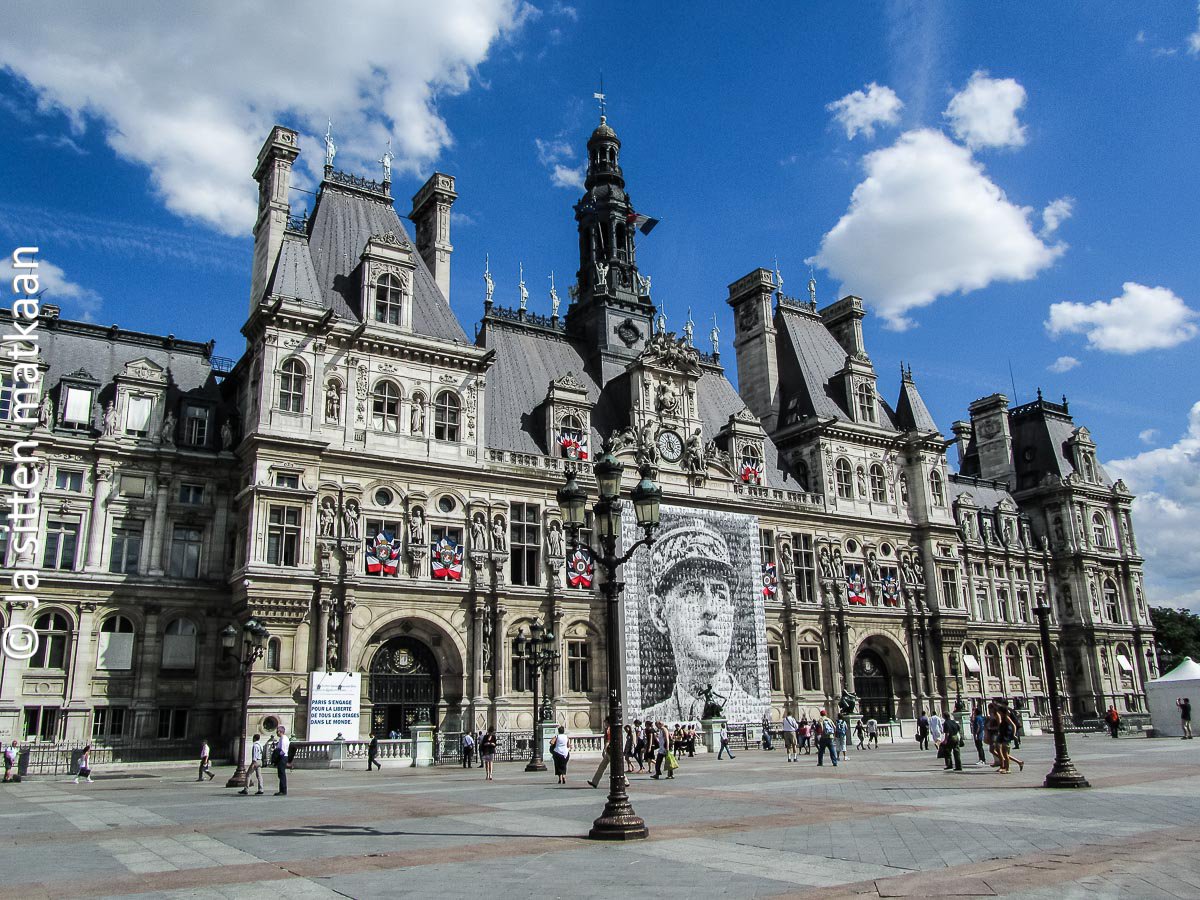 Pariisin nähtävyyksiä - Hôtel de Ville