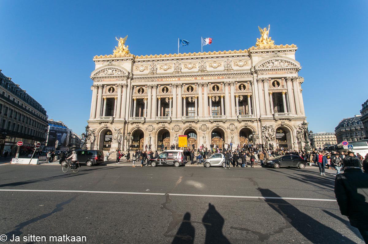 Pariisin nähtävyyksiä - Palais Garnier