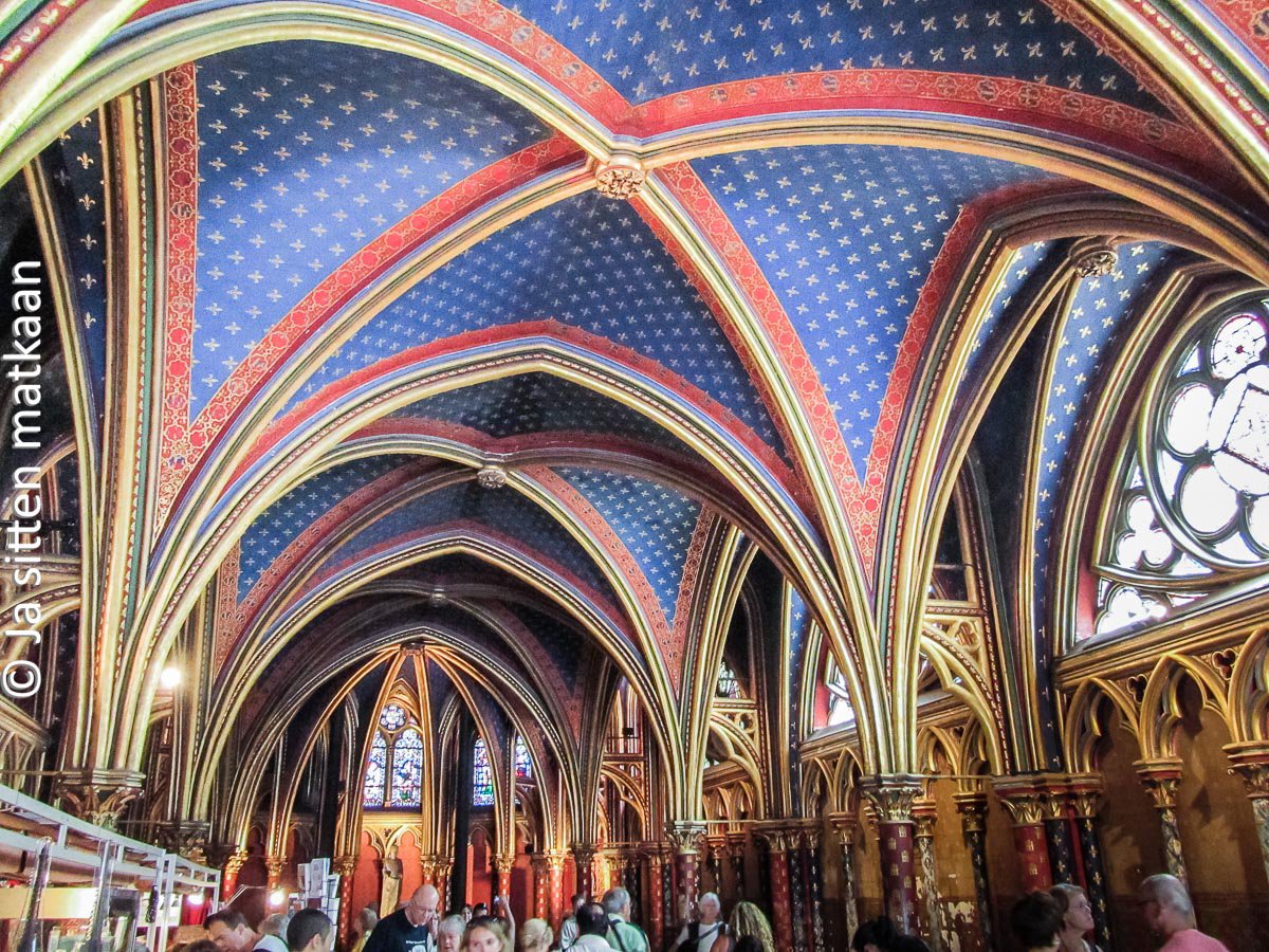 Pariisin nähtävyyksiä - Sainte-Chapelle