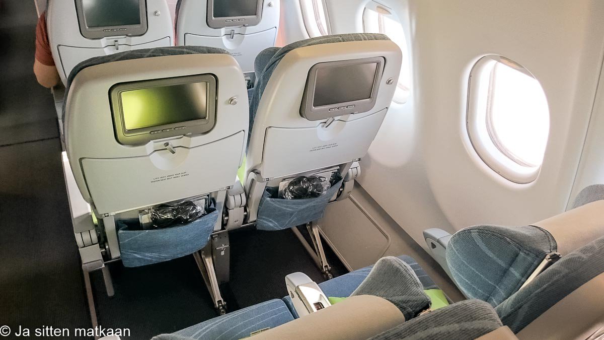 Ensikokemus Finnairin Economy Comfort -luokasta