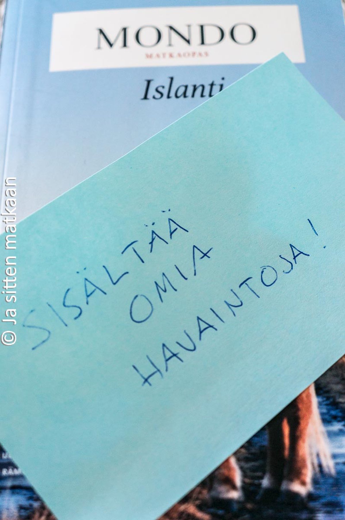 Matkaopas­kirjani maailmalla