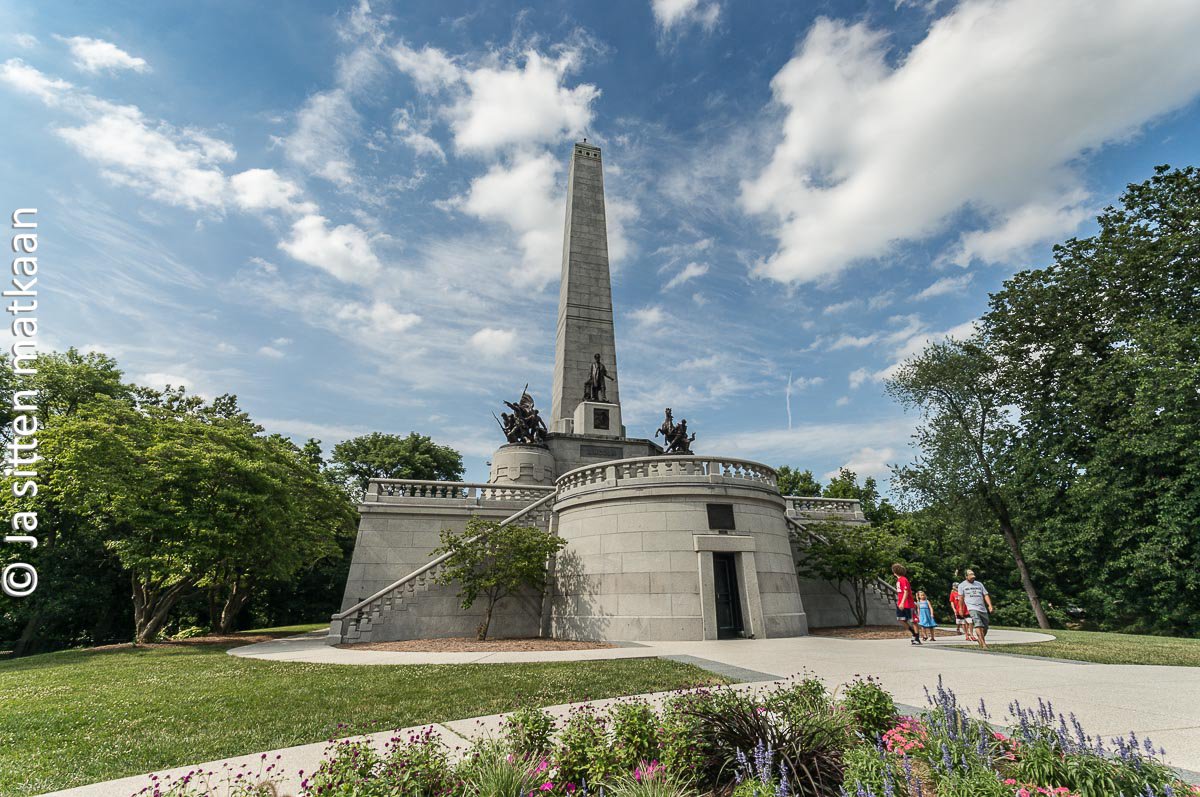 Springfieldin nähtävyyksiä - Abraham Lincolnin hauta