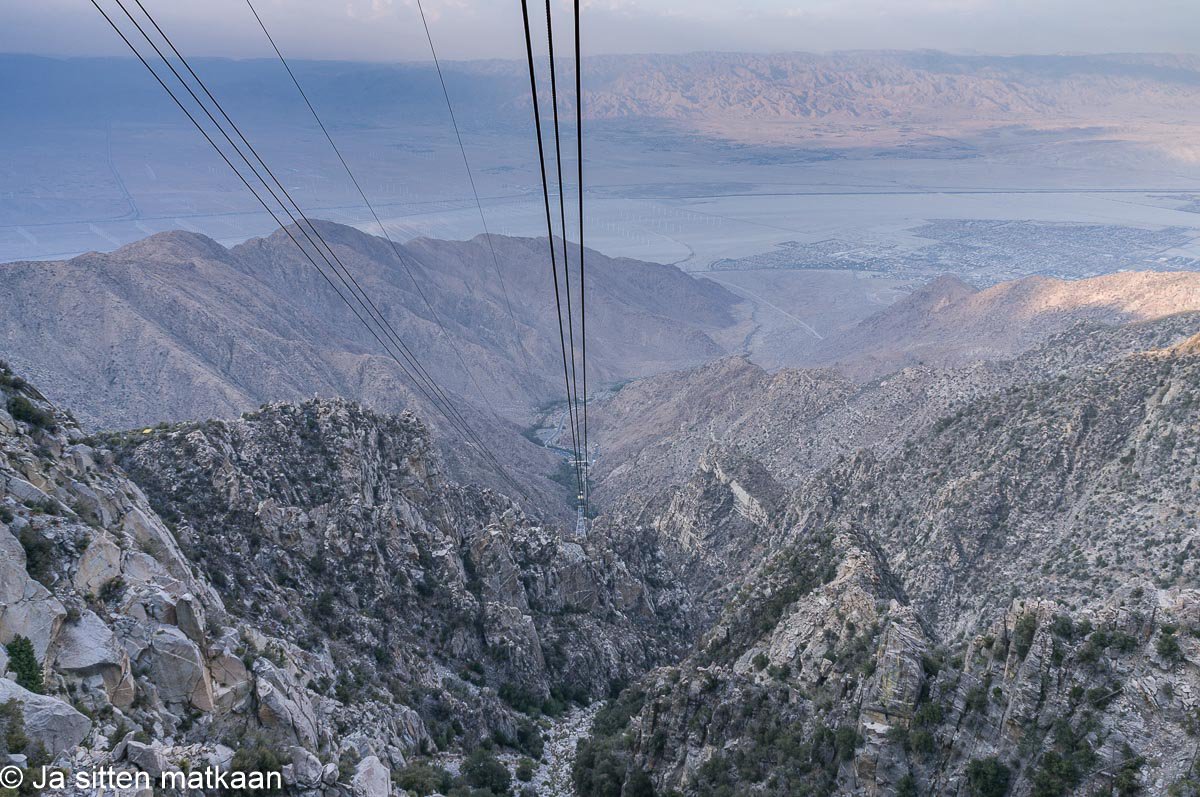 Palm Springsin nähtävyyksiä - Aerial Tramway