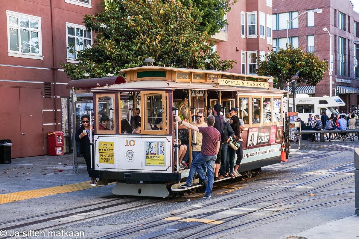 San Franciscon nähtävyyksiä - Cable Car