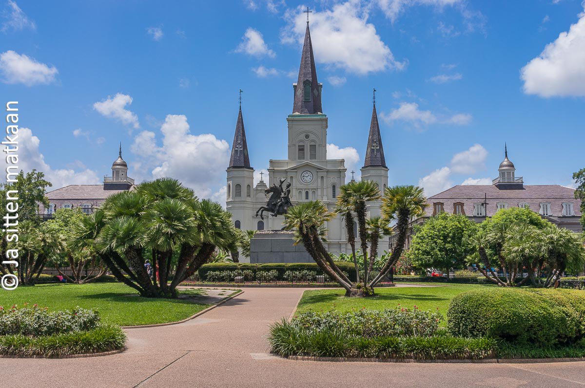 New Orleansin nähtävyyksiä - Jackson Square