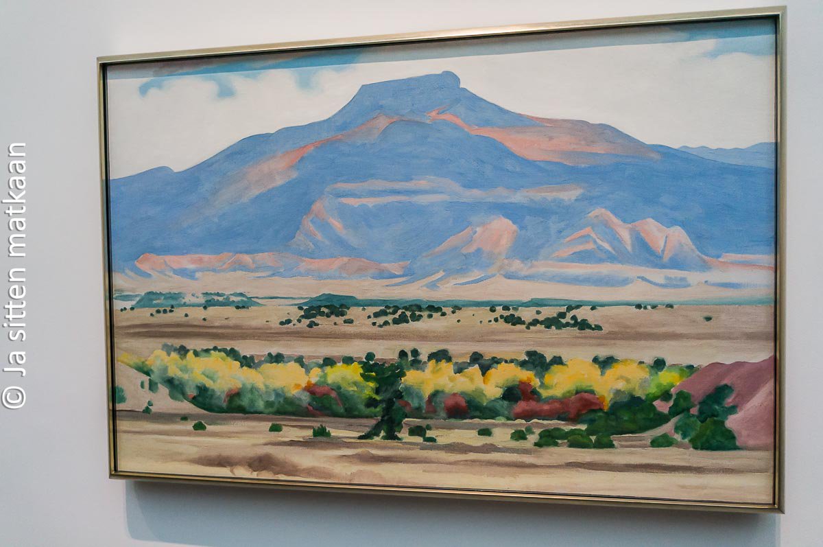 Santa Fen nähtävyyksiä - Georgia O'Keeffe Museum