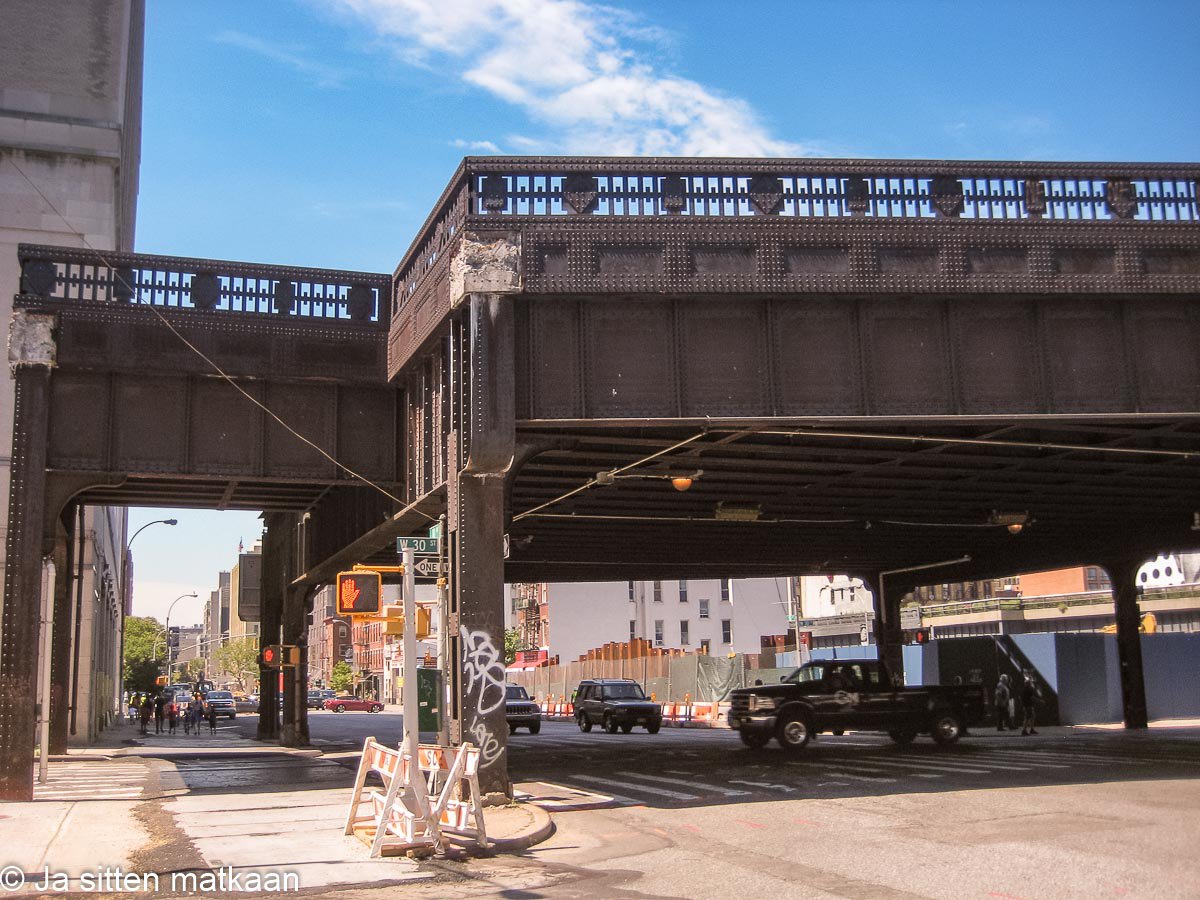 New Yorkin nähtävyyksiä - High Line Park