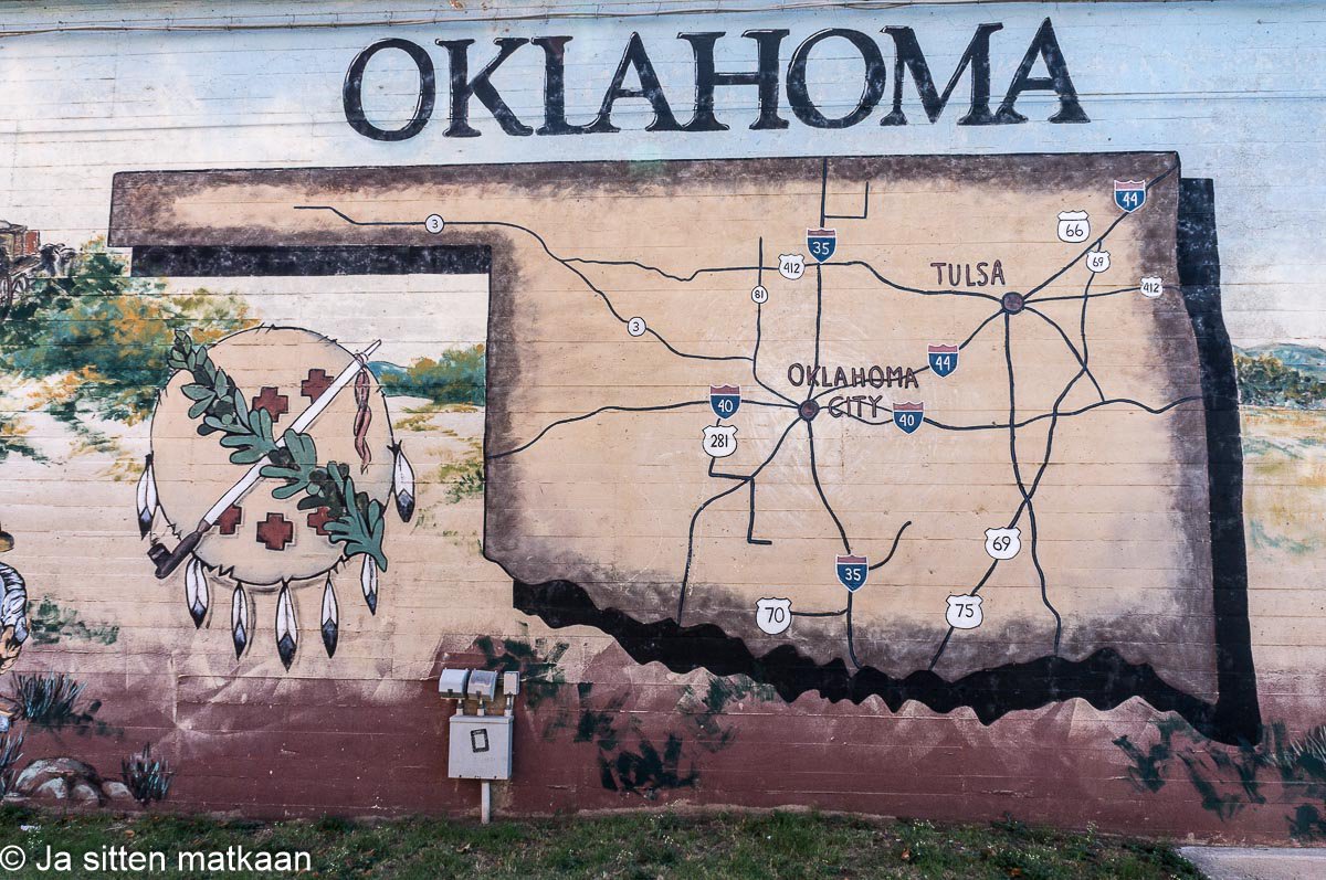 Route 66 roadtrip 2016, osa 13: Oklahoma