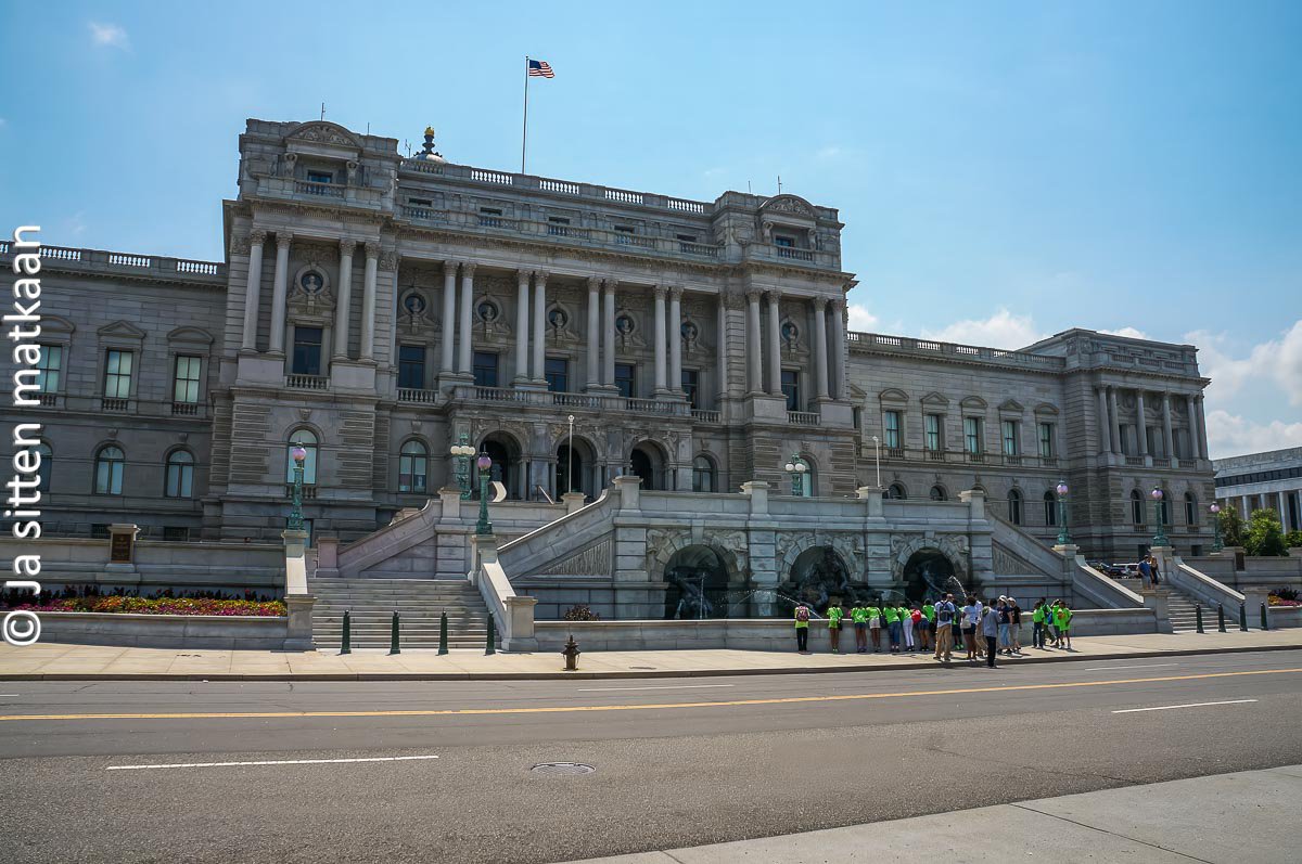 Washingtonin nähtävyyksiä - Kongressin kirjasto